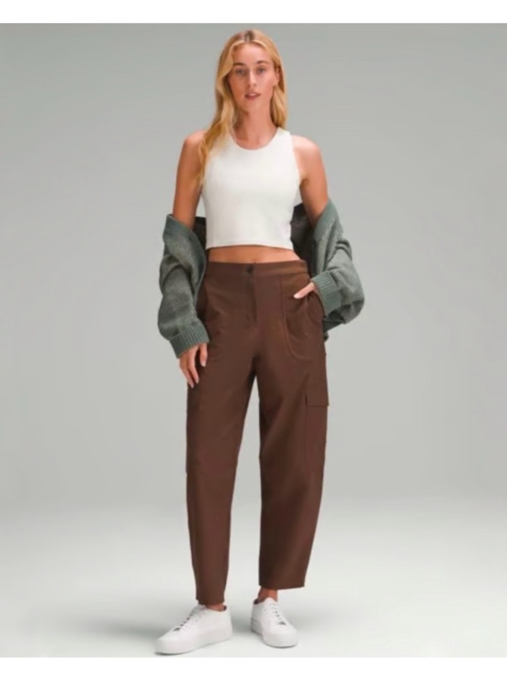 Lululemon Light Utilitech Cargo Pants brown 29